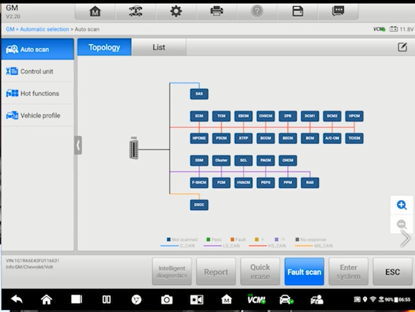 How does Autel MaxiSYS Ultra do Topology Mapping ?