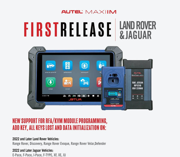 Autel IM608 II Update New Update on Land rover Jaguar RFA/KVM Key Programming