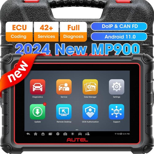 2024 Autel MaxiPRO MP900E Scanner Support CAN-FD DoIP, ECU Coding, Bi-Directional, 40+ Services, Android 11,FCA SGW, Newer of MP808S MP808BT PRO