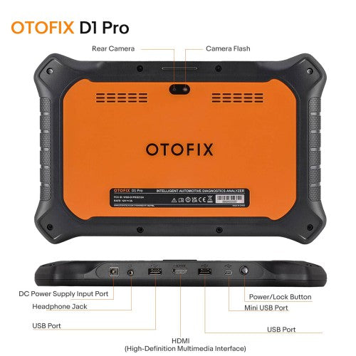 [2 Years Free Update]OTOFIX D1 PRO Car Diagnostic Tool Support ECU Coding, 40+ Services, OE Full Diagnoses, Bi-Directional Control, Guided Functions, Auto Scan 2.0, CANFD & DOIP