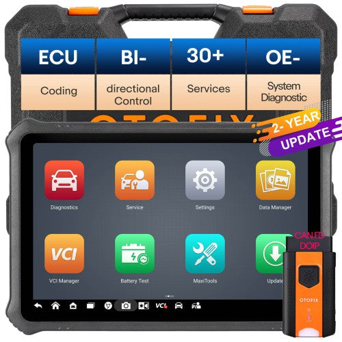 [2 Years Free Update]OTOFIX D1 PROS Car Diagnostic Tool Support ECU Coding, 40+ Services, OE Full Diagnoses, Bi-Directional Control, Guided Functions, Auto Scan 2.0, CANFD & DOIP