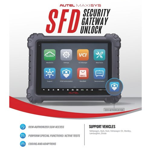 AUTEL VAG SFD Authorization 1 Time