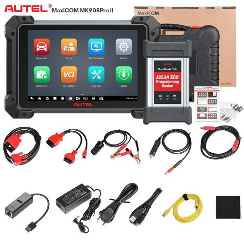 Autel MaxiCOM MK908 Pro II MK908P II Automotive Diagnostic Tablet J2534 Reprogramming Tool Support SCAN VIN and Pre&Post Scan Upgraded of Autel MK908PRO from US Local Distributor