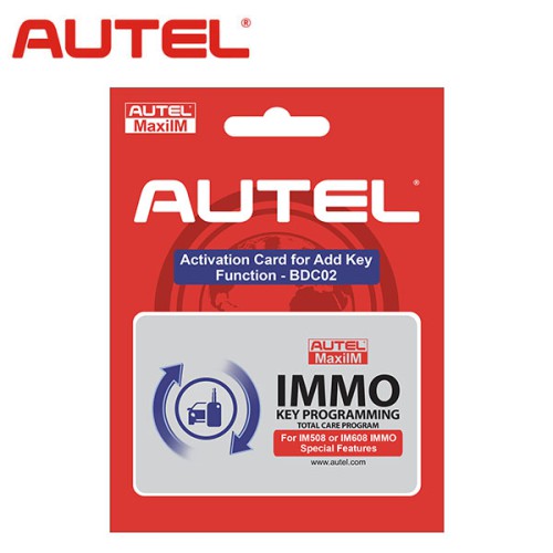 AUTEL IMMO1YRUP BMW G-Series Key Programming 1 Year Software Card for IM508 IM608 Series Otofix IM1 IM2 to Add Key BMW BDC2