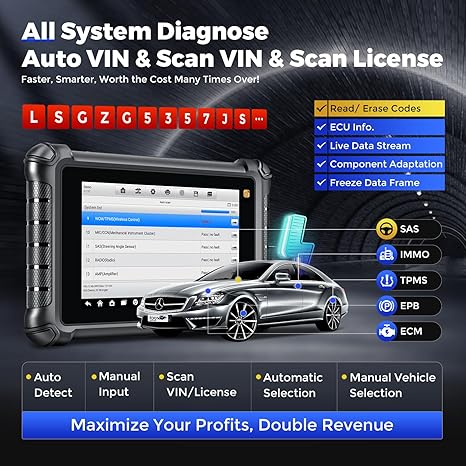 Autel MaxiCheck MX900TS MX900-TS Update of MK900 MK808S MX900 MS906TS MK808S-TS Support  Full TPMS Function CAN FD & DOIP Bidirectional Diagnostic Scan Tool All System Diagnose 40+ Service