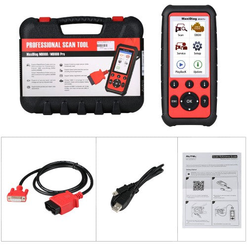 Autel MaxiDiag MD808 Pro All System Scanner Support BMS/Oil Reset/ SRS/  EPB/ DPF/ SAS/ ABS Lifetime