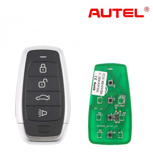 AUTEL MAXIIM IKEY Standard Style IKEYAT004CL 4 Buttons Independent Smart Key (Panic/ Trunk) 5pcs/lot